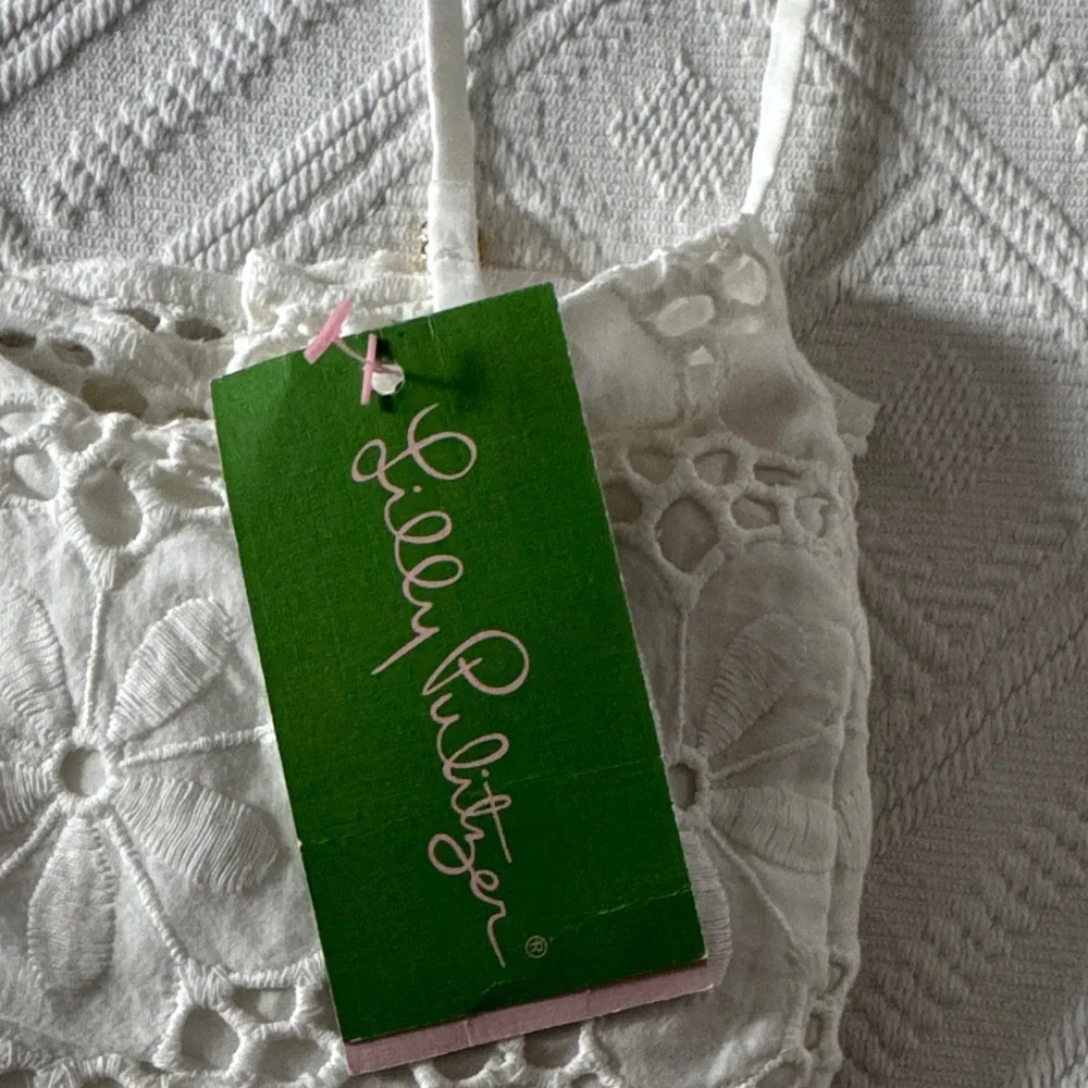 Lilly Pulitzer Ivory Floral Lace Intimate - Picture 2 of 10